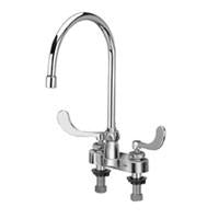 Zurn Z812C4-XL Lead-Free 4" Centerset Faucet with 8" Gooseneck and 4" Wrist Blade Handles