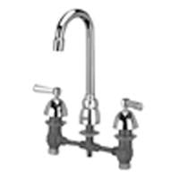 Zurn Z831A1-XL Lead-Free Widespread Faucet with 3-1/2" Gooseneck and Lever Handles