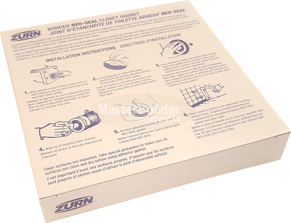 Zurn Z1210-57 4" Bonded Neo-Seal Closet Gasket Kit