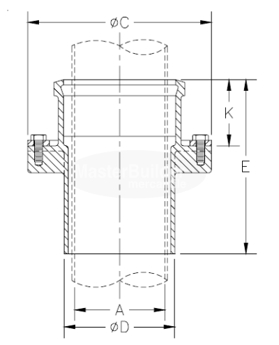 Zurn Z195 Vent Stack Flashing Sleeve