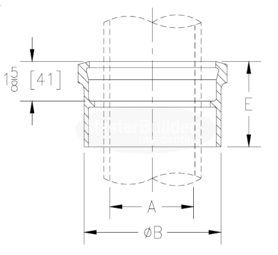 Zurn Z196 Vent Stack Flashing Sleeve