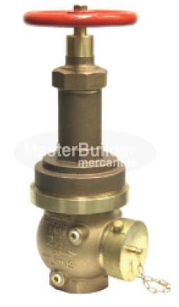 Zurn Wilkins Z3000 2-1/2" Pressure Reducing Fire Hose Valve with Male Hose Thread, Field Adjustable