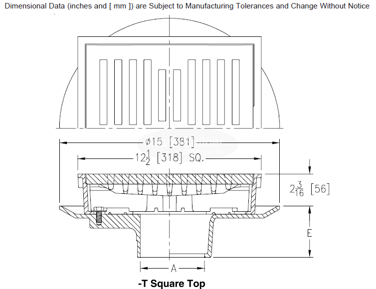 Zurn Z509 Suffix Options (ZN Grates)