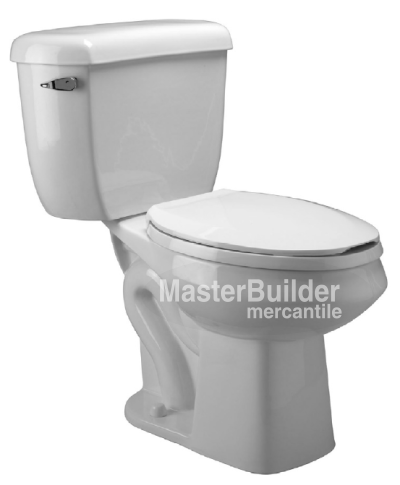 Zurn Z5562 1.6/1.0 GPF Dual Flush Pressure Assist, ADA Height, Elongated, Two-Piece Toilet