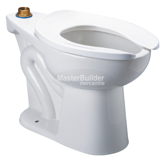 Zurn Z5665-BWL1-AM HET Elongated Floor Mounted, ADA Height EcoVantage® Flush Valve Toilet with Antimicrobial Glaze