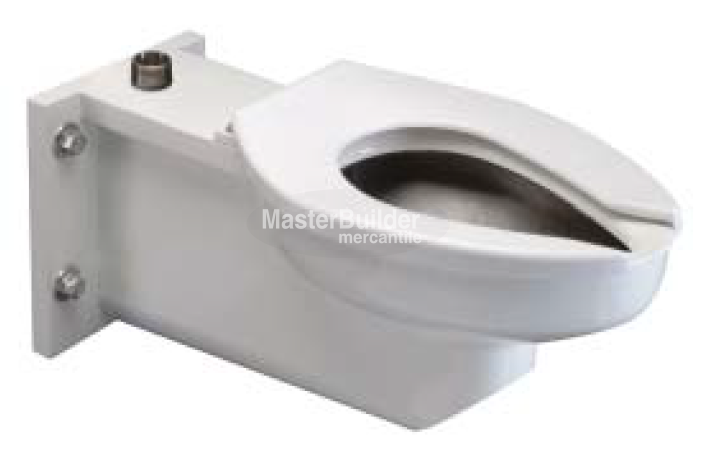 Zurn Z5683 Stainless Steel Antimicrobial Powder Coated Wall Hung Concealed Flush Valve Toilet