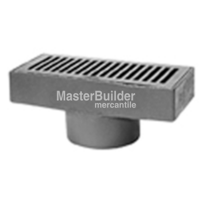 Zurn Z575 6" x 12" Medium-Duty Gutter Drain