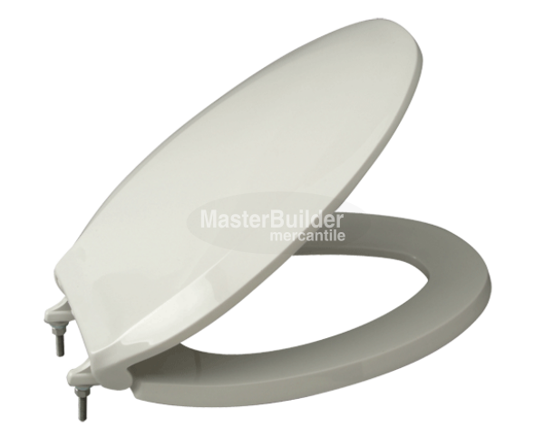 Zurn Z5958SS-RD Round Standard White Closed Front Toilet Seat With Cover