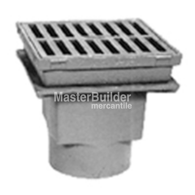 Zurn Z611 9" Square Medium-Duty Drain