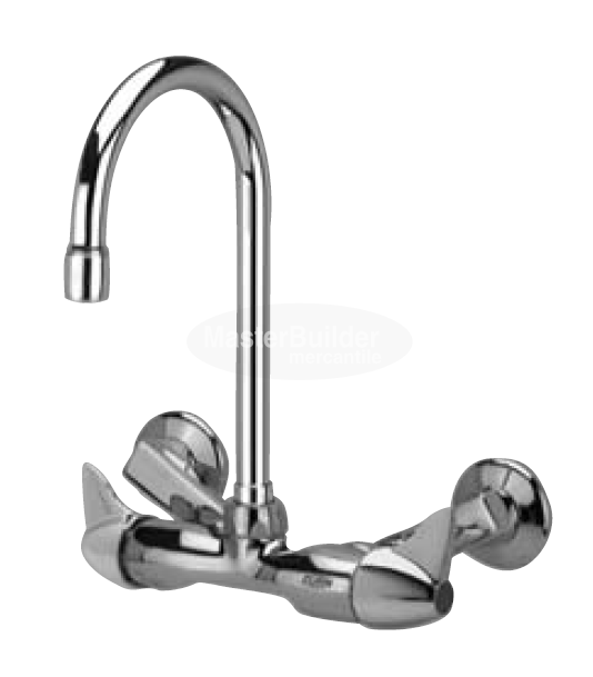 Zurn Z841B3-XL Service Sink Faucet w/ 5-3/8" Gooseneck and Dome Lever Handles