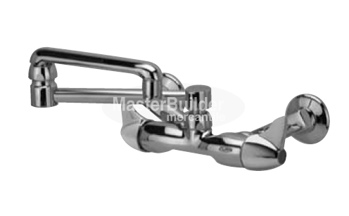 Zurn Z841K3-XL Service Sink Faucet w/ 13" Double-Jointed Spout and Dome Lever Handles