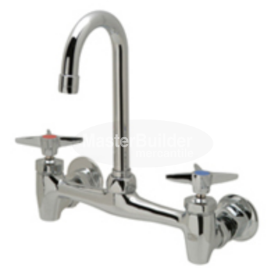 Zurn Z843A2-XL Sink Faucet with 3-1/2" Gooseneck and Four-Arm Handles Lead-Free