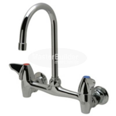 Zurn Z843B3-XL Sink Faucet with 5-3/8" Gooseneck and Dome Lever Handles Lead-Free