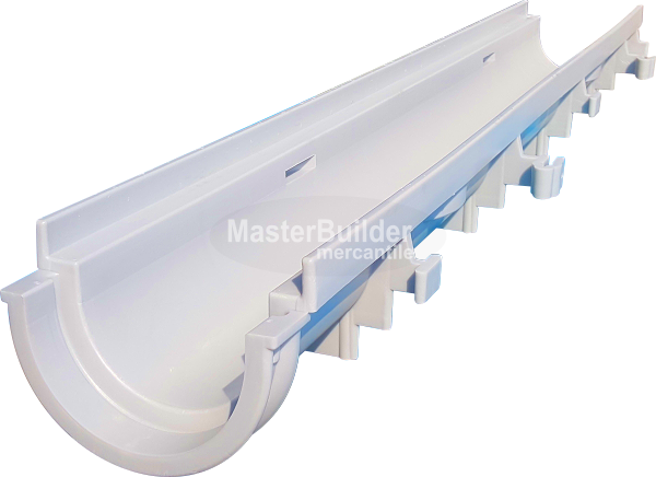 Zurn Z883 6" Wide x 40" Long Non-Sloped HDPE Shallow Trench Drain Channel