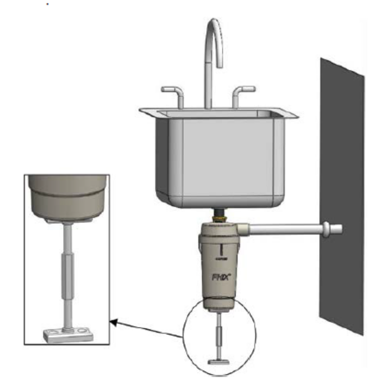 Zurn Z9A-PHIX Under Sink Acid Neutralization System, Point-of-Use