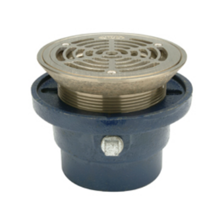 Zurn ZN211-R6 - Floor Drain with Surface Clamping Ring Zurn ZN211-R6 - Floor Drain with Surface Clamping Ring