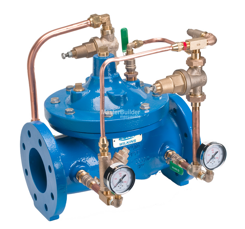Zurn Wilkins 2-ZW209BP 2" Pressure Reducing Valve with Low Flow By-Pass, Pilot Controlled, Lead-Free
