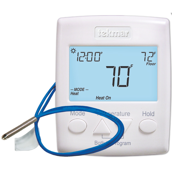 Tekmar 521 Thermostat Programmable - Two Heat or Heat-Cool (Includes Sensor 079)