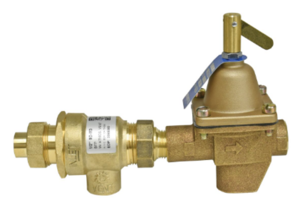 Watts B911S-M3 1/2" Bronze Combination Fill Valve & Backflow Preventer 0386462 